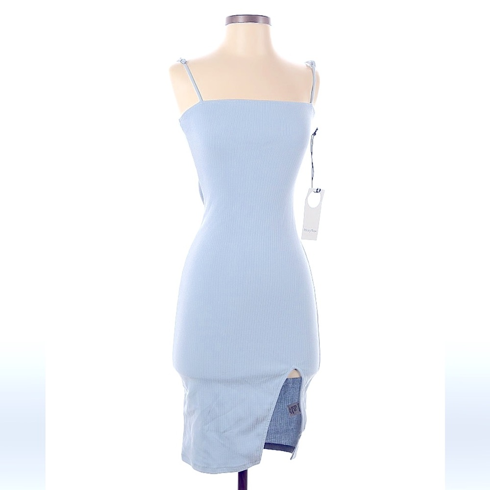 NWT Privacy please bodycon midi dress with slit